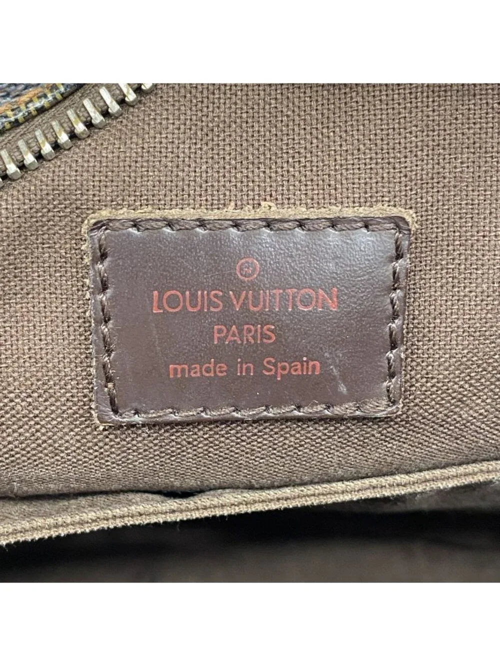 Louis Vuitton Shoulder Bag Damier Olaf PM Ebene